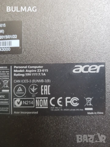 Acer Aspire Z3-6150/ 23 inch All-in-One PC CPU - Intel Core i3 Touchscreen, снимка 5 - За дома - 51054533