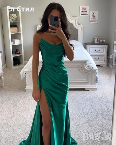 📌3 модела #дамска #рокля Размер С , М Цена 38 евро Сатен Еконт, снимка 8 - Рокли - 53458616