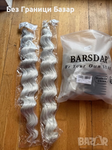 Нови Женски плитки Boho Curl 6 пакета – мека синтетична коса 55см за прическа, снимка 3 - Аксесоари за коса - 52164572