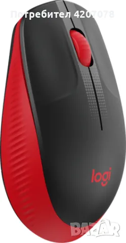 Безжична оптична мишка LOGITECH M190, снимка 2 - Клавиатури и мишки - 47001357