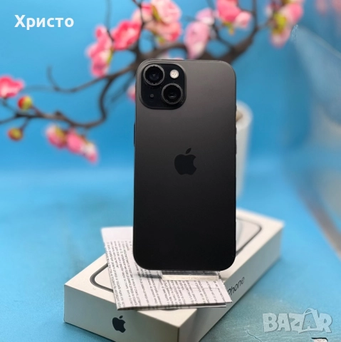 ГАРАНЦИОНЕН!!! Apple iPhone 15, 128GB, 5G, Black + подарък оригинален адаптер Apple , снимка 6 - Apple iPhone - 52702057