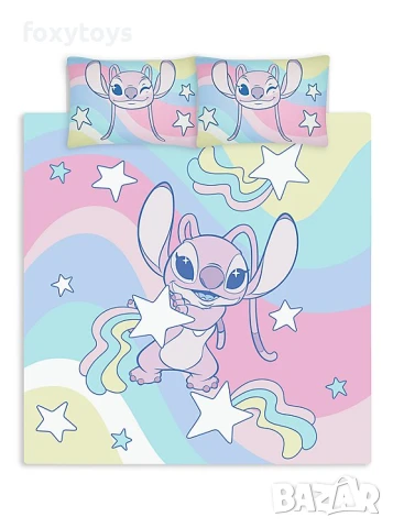 Детско спално бельо Disney Lilo & Stitch Angel, спален комплект, снимка 3 - Спално бельо и завивки - 50825229