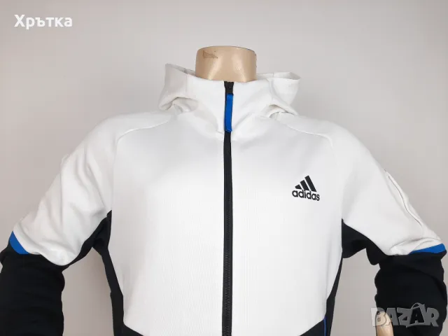 Adidas Gameday - Оригинално мъжко горнище размер L, снимка 7 - Спортни дрехи, екипи - 48708120