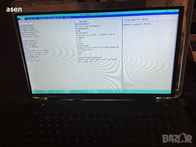 Лаптоп Lenovo IdeaPad 330-15IKB, 15.6", Full HD, Intel Core i3-7100U (2.40 , снимка 3 - Дънни платки - 39106727