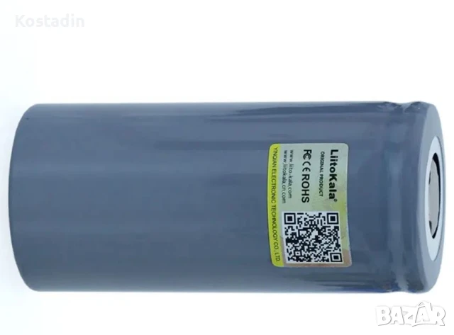 Батерия литиево йонна LiitoKala 32700 LiFePO4 3.2V 6500mAh 35A ., снимка 3 - Оригинални батерии - 50779587