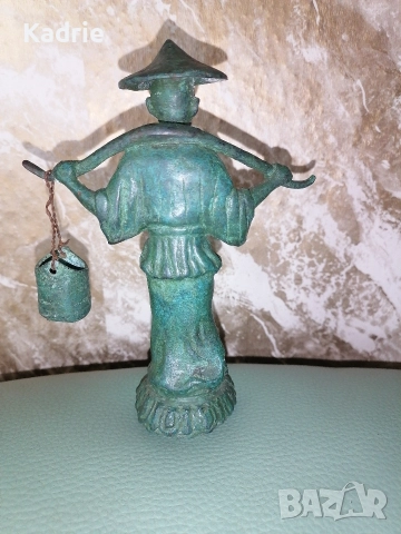 Уникална бронзова статуя, снимка 3 - Икони - 52822548