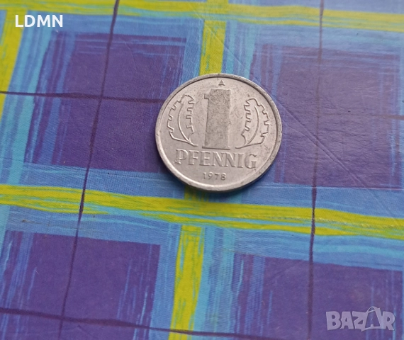 1 Pfennig 1978 A Демократична Република Германия