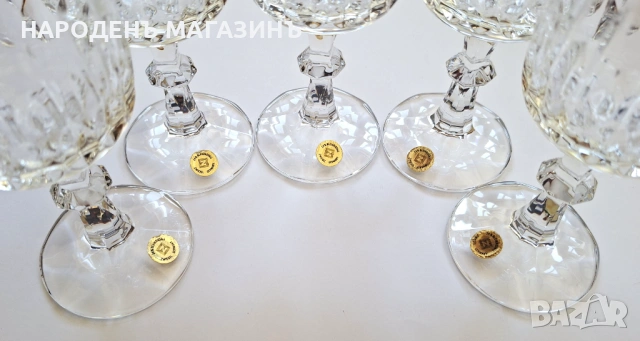 ZWIESEL - GERMANY - Кристални чаши сервиз вино чаши ракия шампанско кристал 11 чаши , снимка 15 - Други ценни предмети - 53801457