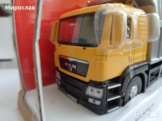 1:43 MONDO MOTORS MAN КАМИОН САМОСВАЛ КОЛИЧКА МОДЕЛ, снимка 4 - Колекции - 46442673