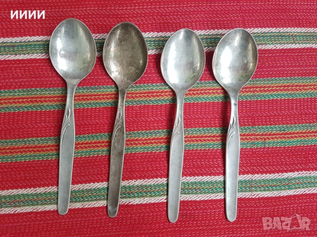 Посребрени лъжици Berndorf 4 бр