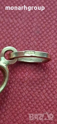 Златна висулка 18 к, снимка 5 - Колиета, медальони, синджири - 53328111