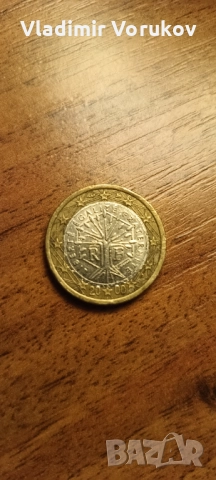 Евро монета Франция 2000 г.