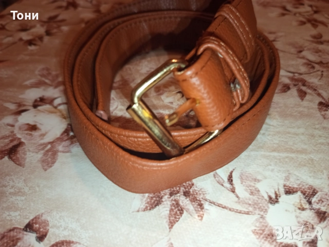 Нов Дамски Кожен Колан 120см., снимка 7 - Колани - 52777312