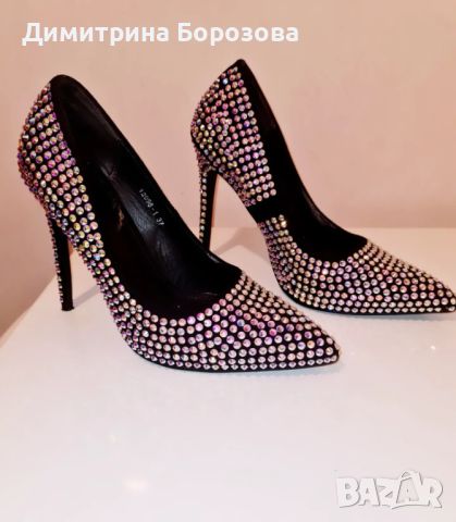 Елегантни дамски обувки на ток, снимка 5 - Дамски елегантни обувки - 45597291