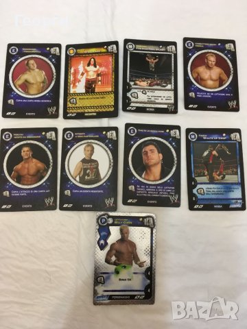 Пластмасови карти WW Smackdown и RAW (2004) от Италия., снимка 2 - Колекции - 46021899