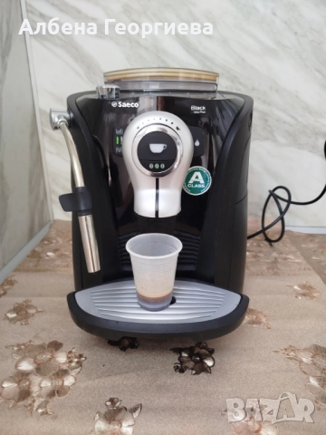 Кафе автомат Saeco Black Giro plus, снимка 2 - Кафемашини - 51843310