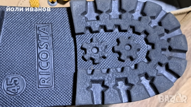 RICOSTA-мъжки кожени обувки най висок клас 45 номер, снимка 5 - Маратонки - 52887791