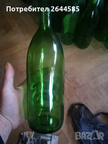 От старите бутилки от дестилирана вода. Зелено, дебело стъклоо, снимка 2 - Други - 53746722