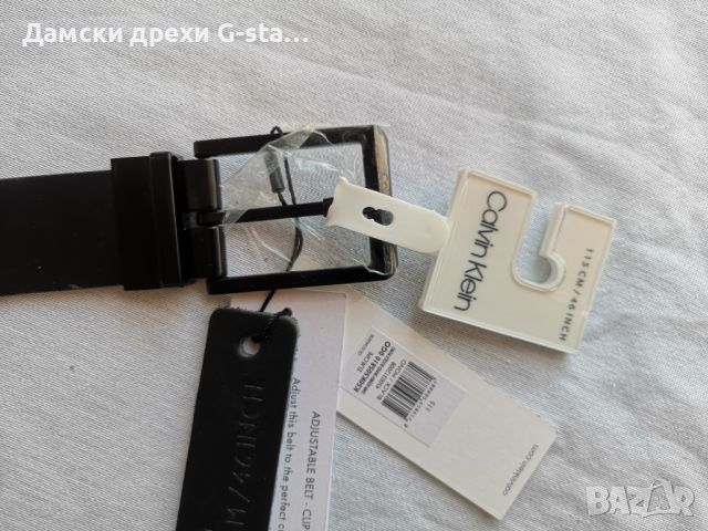 Оригинален колан CALVIN KLEIN, 115 см  /331/, снимка 4 - Колани - 46467081