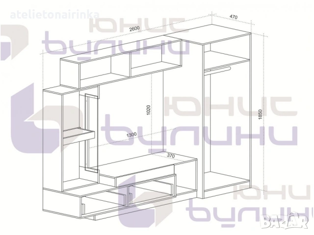 Холна секция Форте, снимка 4 - Секции и витрини - 53717358