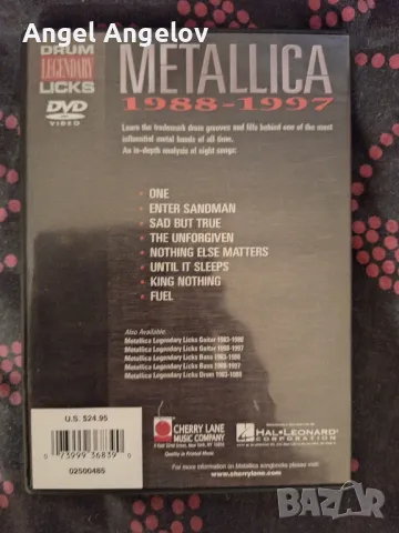 Metallica-1988/1997, снимка 2 - DVD филми - 47014851