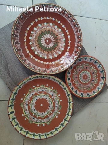 Керамични битови чинии , снимка 1