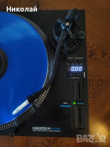 Продавам страхотен грамофон Reloop RP-8000 MK2 Black DJ грамофон, снимка 4 - Грамофони - 50688985