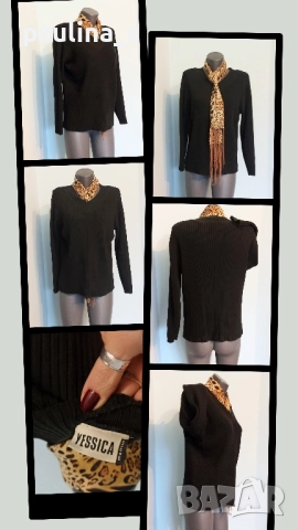 Три различни броя / Дамски пуловер, памук, кашмир, мерино, снимка 2 - Блузи с дълъг ръкав и пуловери - 52301966