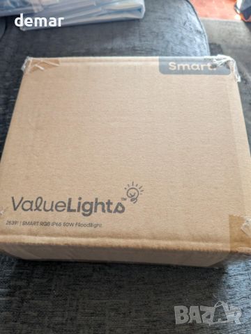 ValueLights Smart Outdoor Floodlight 50W, RGB прожектор с промяна на цвета, IP65, снимка 6 - Прожектори - 46295803