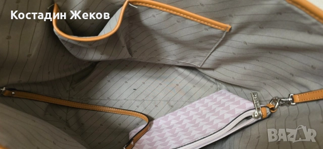  Дамска оригинална чанта със портмоне. L.Credi Munich. Като нова. , снимка 14 - Чанти - 53307947