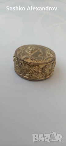 Рядка подписана френска кутийка P. de Bryk - Belle Epoque , Art Nouveau - около 1900 г ., снимка 11 - Антикварни и старинни предмети - 50868068