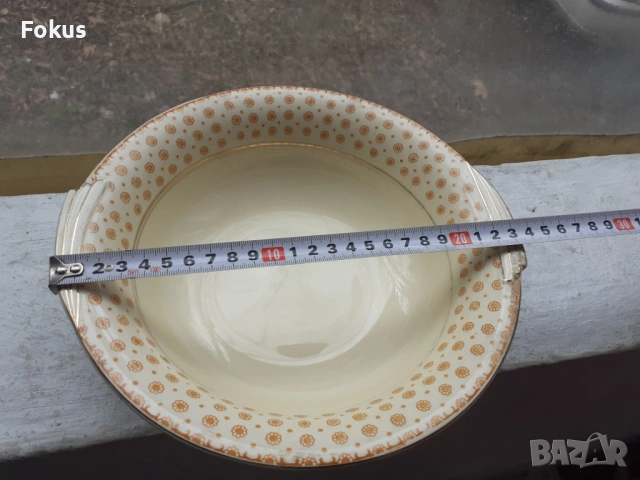 Английски порцелан чайник с купа маркировки, снимка 6 - Антикварни и старинни предмети - 53431970