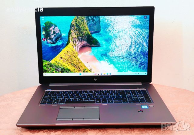 HP ZBook 17 G6/4К DreamColor IPS/Core i7-9750H/NVidia RTX 5000 16GB/32GB RAM/512GB NVMe SSD, снимка 2 - Лаптопи за работа - 45079323