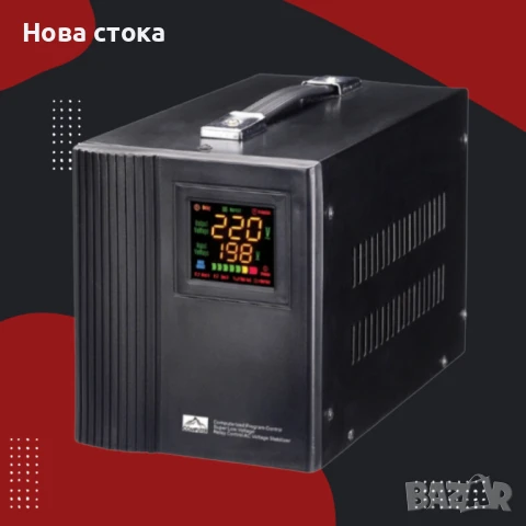 Стабилизатор със серво MOTOP RAGGIE 1500VA/2000VA – Защита от напреженови колебания с прецизна стаби, снимка 1
