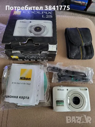 Nikon L25 бял отличен , снимка 6 - Фотоапарати - 49562998