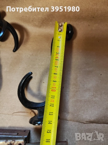 Части от стар скрин и закачалки, снимка 3 - Антикварни и старинни предмети - 53729456