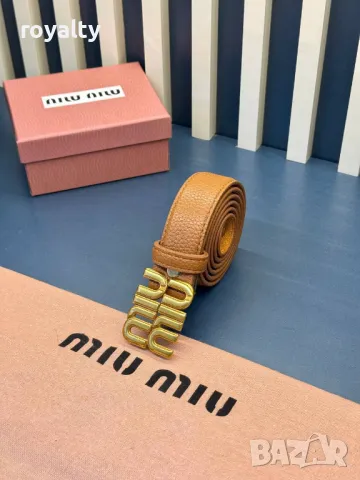 Miu Miu естествена кожа дамски колани , снимка 8 - Колани - 49201089