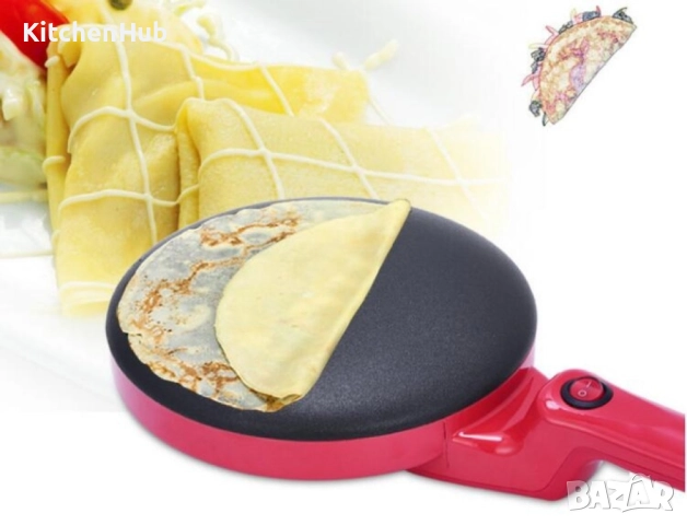 Електрически тиган за палачинки и пролетни рулца, снимка 2 - Съдове за готвене - 52120486