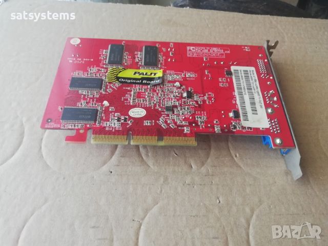 Видео карта ATi Radeon Palit 9550 128MB DDR 128bit AGP, снимка 7 - Видеокарти - 46495550