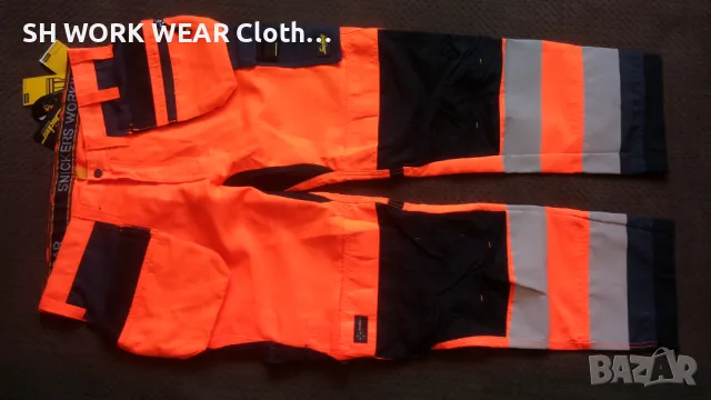 Snickers 6230 Allround Work Craftsman Trousers Hi-Vis Orange размер 54 / XL работен панталон W4-238, снимка 1 - Панталони - 47087384