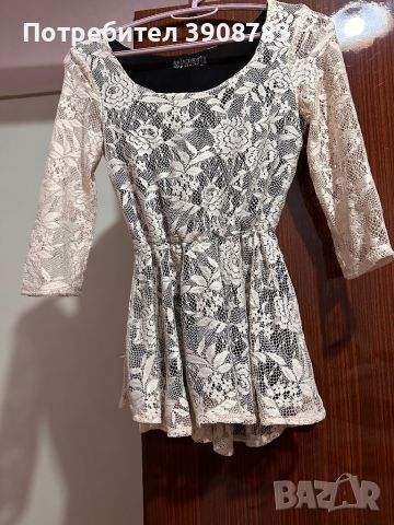 Дантеле блуза ХС , снимка 1 - Блузи с дълъг ръкав и пуловери - 45594294