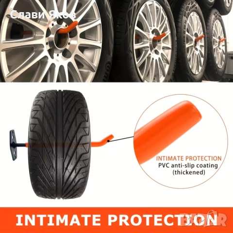 Настенни куки за гараж, снимка 5 - Аксесоари и консумативи - 52823141