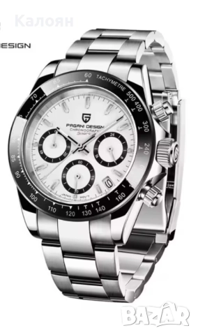 Pagani Design V2 Chronograph 40mm Daytona Sapphire Quartz Часовник, снимка 4 - Мъжки - 52878712