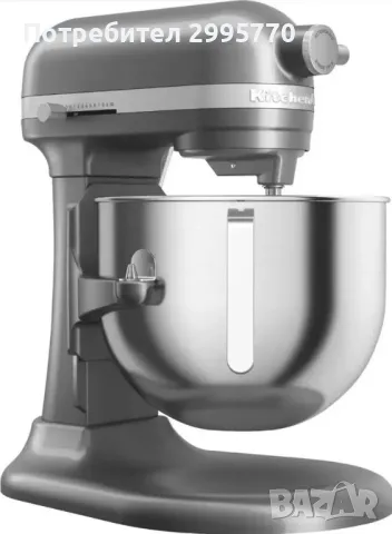 Миксер KitchenAid Heavy Duty 6.9л, снимка 4 - Миксери - 48930402