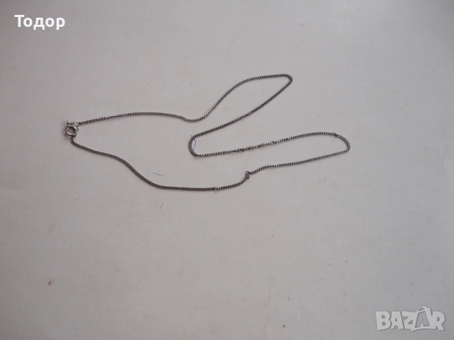 Сребърна верижка колие 17, снимка 8 - Колиета, медальони, синджири - 53305310