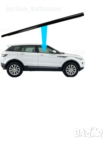 Хоризонтална външна черна гланц лайсна предна дясна врата Range Rover Evoque само за 120лв. LR080274
