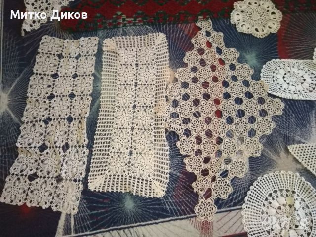 Покривки за маса ръчно плетени на една кука нови, снимка 5 - Декорация за дома - 45222221
