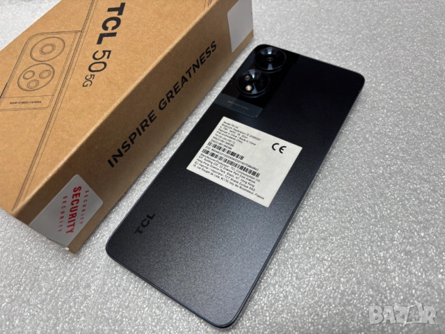 КАТО НОВ! Смартфон TCL 50 5G, 4 GB+4GB RAM, 128GB, Space Gray, снимка 2 - Други - 53160170