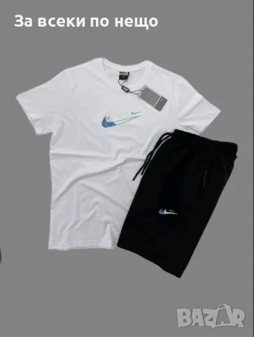 Nike Мъжки Летен Екип Тениска И Къси Панталонки👕🩳Мъжки Къс Комплект Найк Код B303