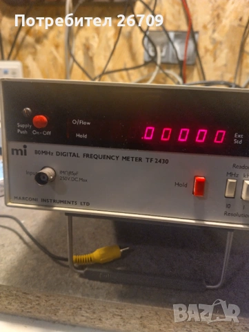 Честотомер Marconi tf2430, снимка 3 - Друга електроника - 53625760
